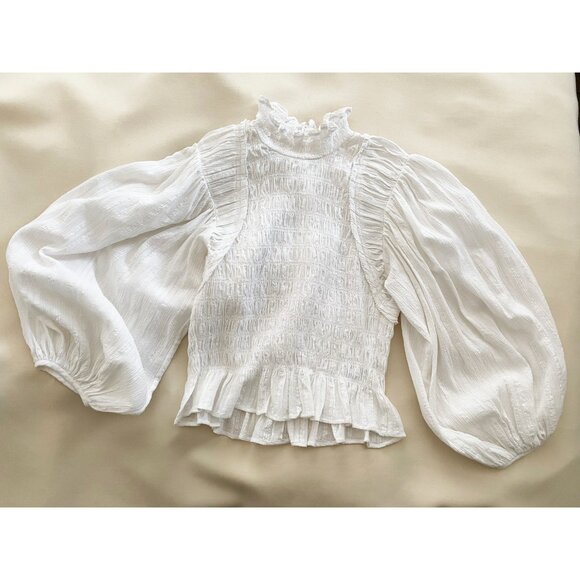 Isabel Marant Etoile "Idris" Top in White, size 38. Fits like a fitted size smal - Picture 6 of 14